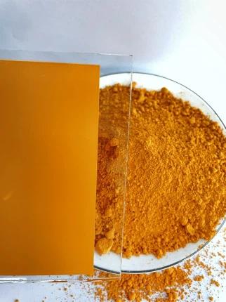 Titán króm -sárga ci pigment barna 24 (71310) üvegdekorációhoz